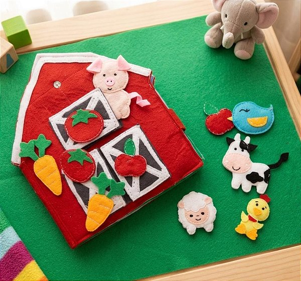 Quiet book fazendinha