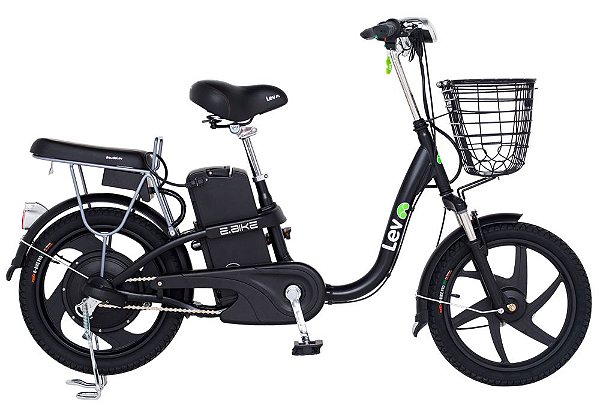 Bicicleta eletrica preta Clearance