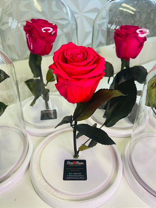 Rosa Encantada Pink - Choco Flower | Buquês Flores de Chocolate