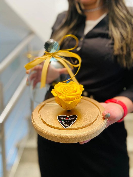 Rosa Encantada Amarela