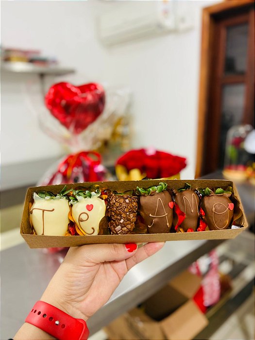 Box de Morangos Te Amo