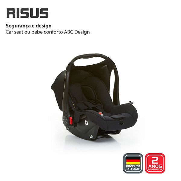 Bebê Conforto Risus Black - ABC Design