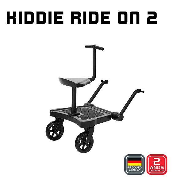 Kiddie Ride on 2 com assento - Black - ABC Design