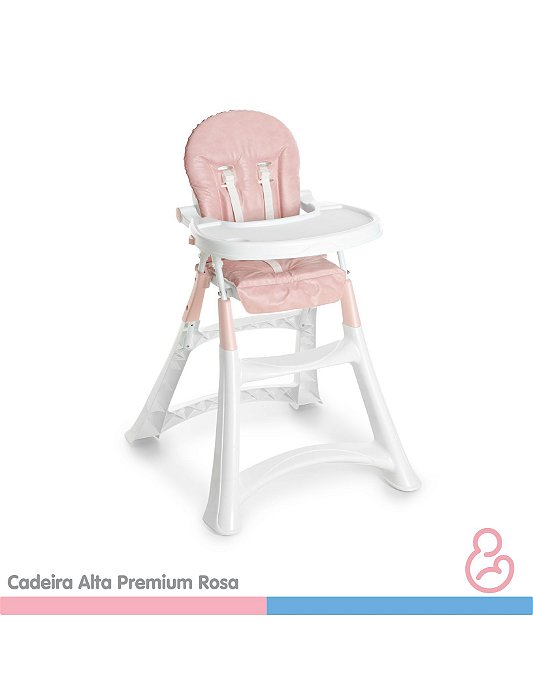 Cadeira Alta Premium Rosa - Galzerano