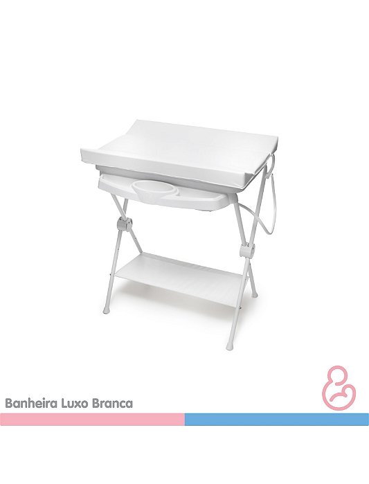 Banheira Para Bebê Plástico Luxo Real - Galzerano - Banheira Para