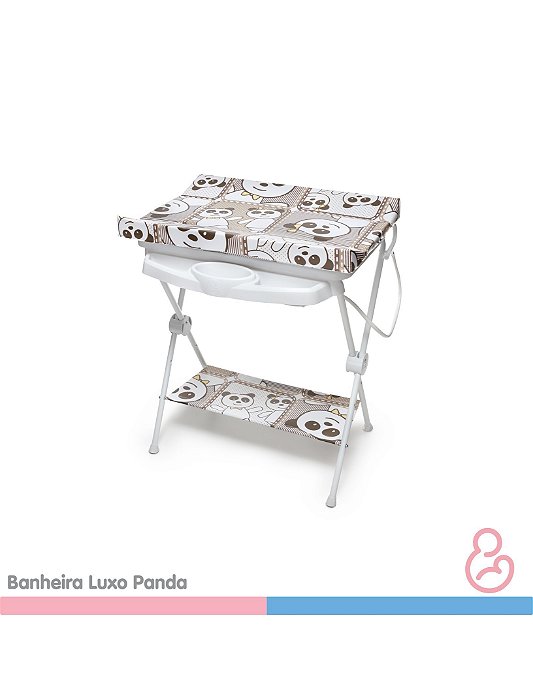 Banheira Bebê plástica luxo Panda - Galzerano