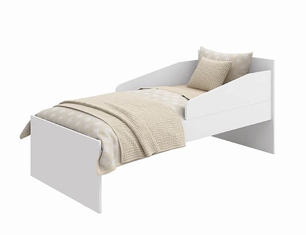 Mini cama Juju Branco Brilho - Reller