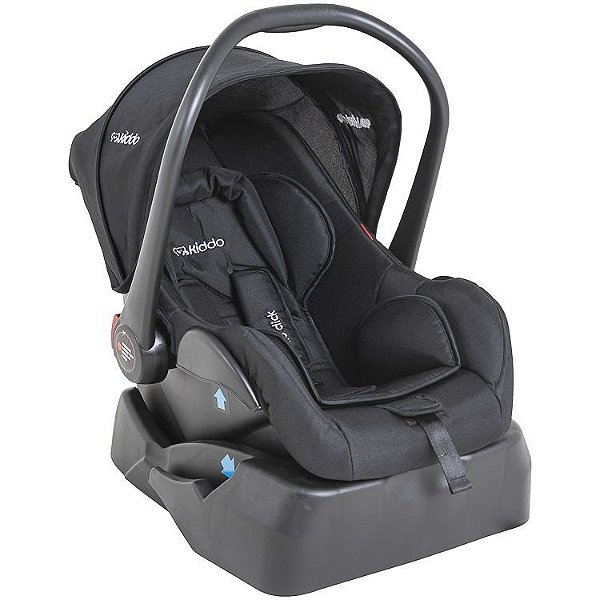 Bebê Conforto Casulo Click 415 C - Melange Preto - Kiddo