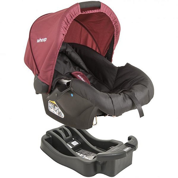 Bebê Conforto CozyCot Click 416 T Preto/Vinho - Kiddo