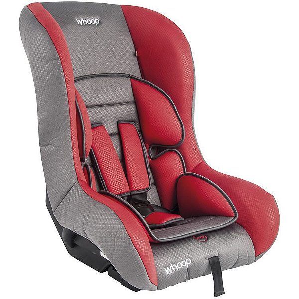 Cadeira para Auto Rally Cinza/Vermelho - Kiddo