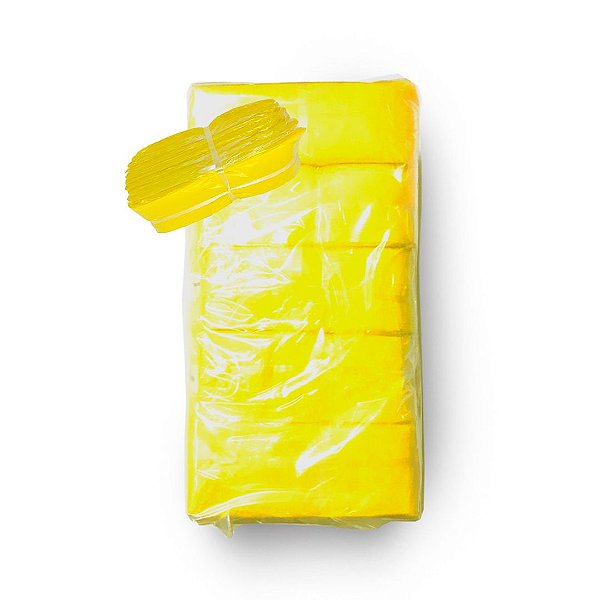 Saco Plastico PEAD 4x20 - 5.000 und -  Amarelo