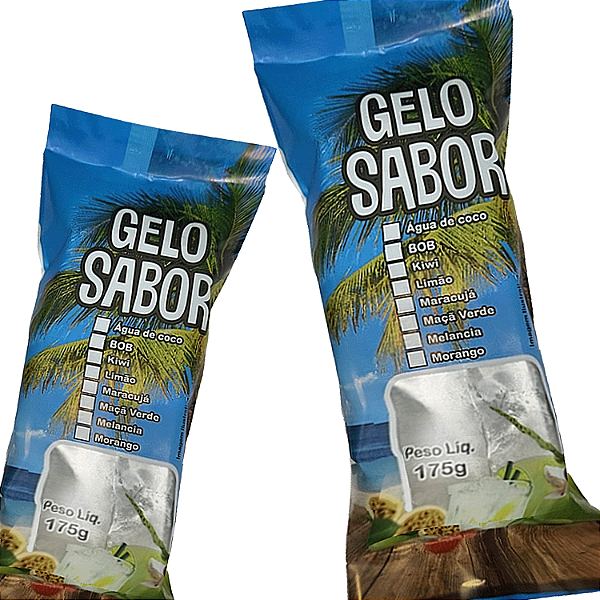 Saco BOPP 9x21,5 - GELO SABOR - 12 Pct (2.400 sacos)