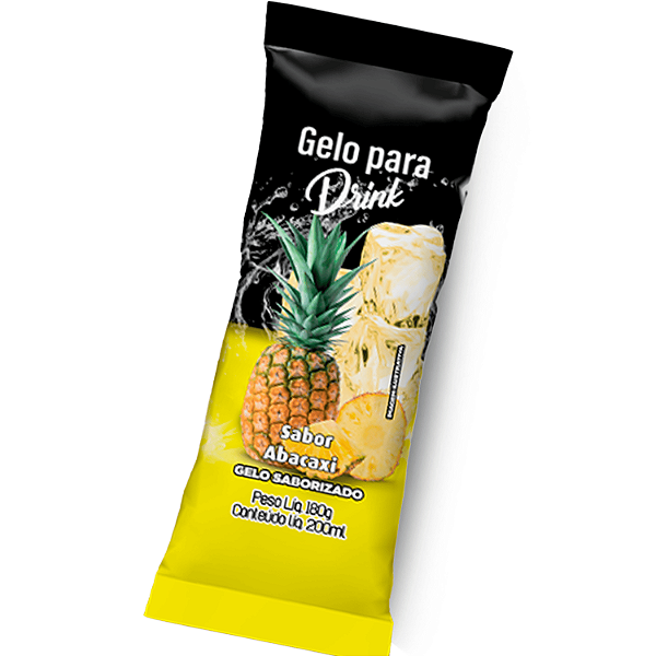 Saco BOPP Pérola - 8,5x21 - ABACAXI - 01 Pct (200 sacos)