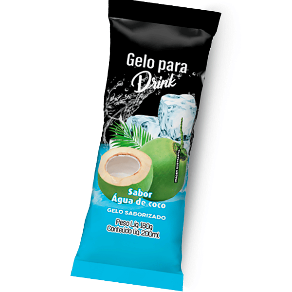 Saco BOPP Pérola - 8,5x21 - ÁGUA DE COCO - 01 Pct (200 sacos)