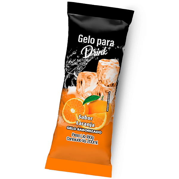 Saco BOPP Pérola - 8,5x21 - LARANJA - 01 Pct (200 sacos)