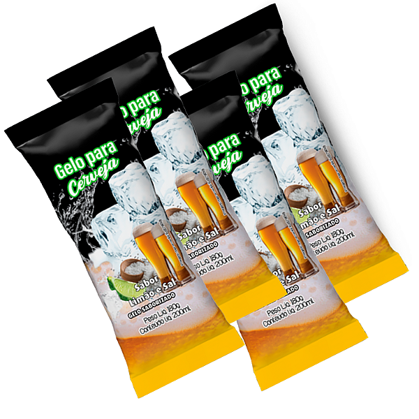 Saco BOPP Pérola - 8,5x21 - CERVEJA - 04 Pct (800 sacos)