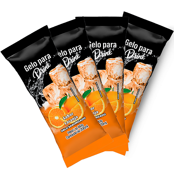 Saco BOPP Pérola - 8,5x21 - LARANJA - 04 Pct (800 sacos)