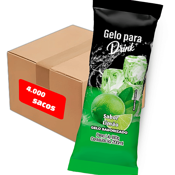Saco BOPP Pérola - 8,5x21 - LIMÃO - 20 Pct (4.000 sacos) - CX FECHADA