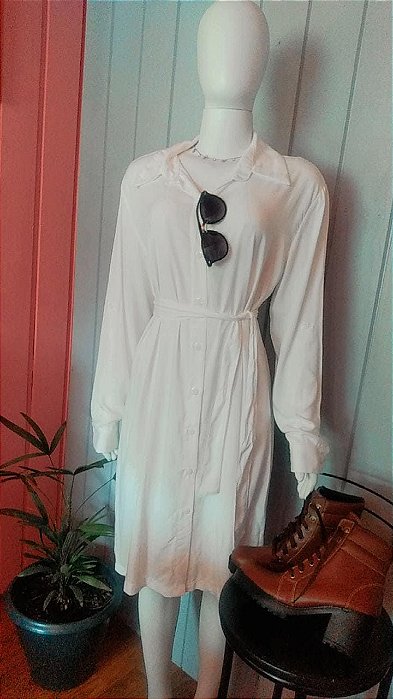 vestido camiseta cinza