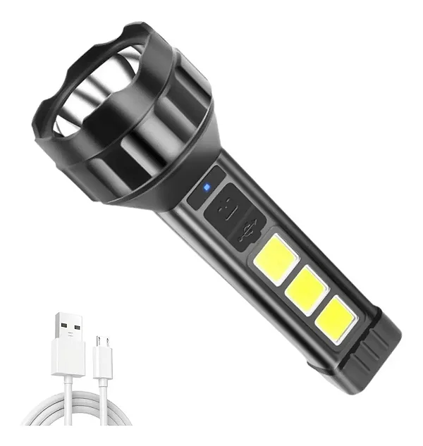 Lanterna Super LED Recarregável 200m (BM-8512)