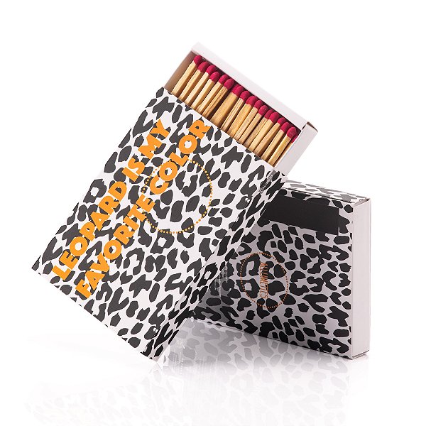 CAIXA LEOPARD ALLUMETTES
