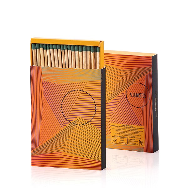 CAIXA OPTIC YELLOW ALLUMETTES