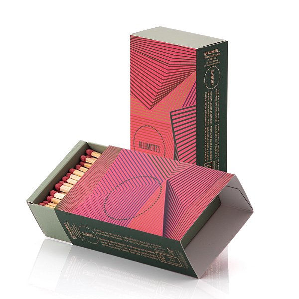 CAIXA OPTIC PINK ALLUMETTES