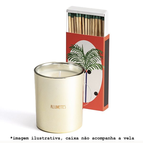 VELA PERFUMADA DOURADA ALLUMETTES