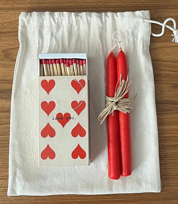 KIT LOVE + PRINCESAS VERMELHAS