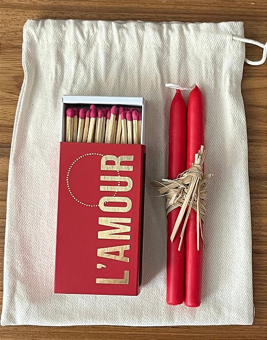 KIT L'AMOUR ROUGE + PRINCESAS VERMELHAS