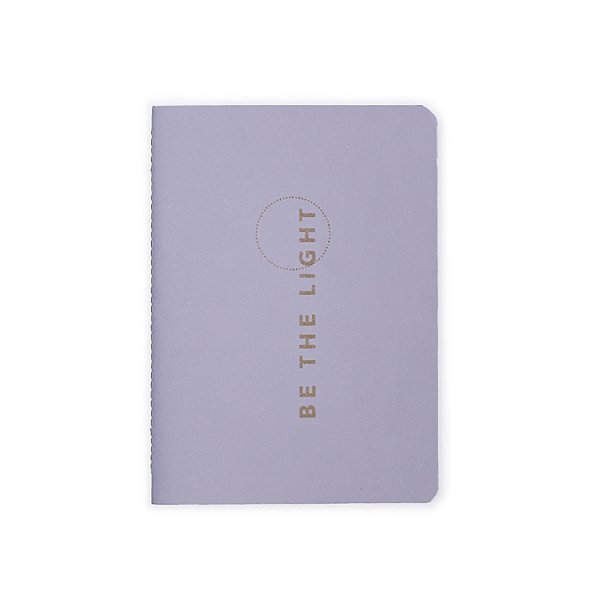 CADERNO BE THE LIGHT LILAS PAPELARIA + ALLUMETTES