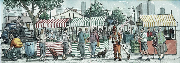 QUADRO FEIRA LIVRE IURY SIMÕES