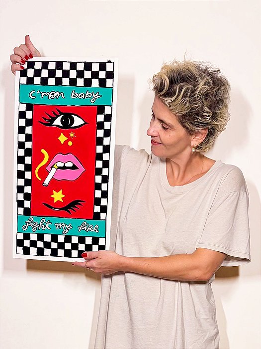 QUADRO "LIGHT MY FIRE" ANA STRUMPF