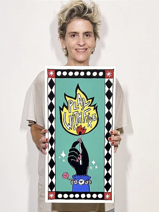 QUADRO "PLAY WITH FIRE" ANA STRUMPF