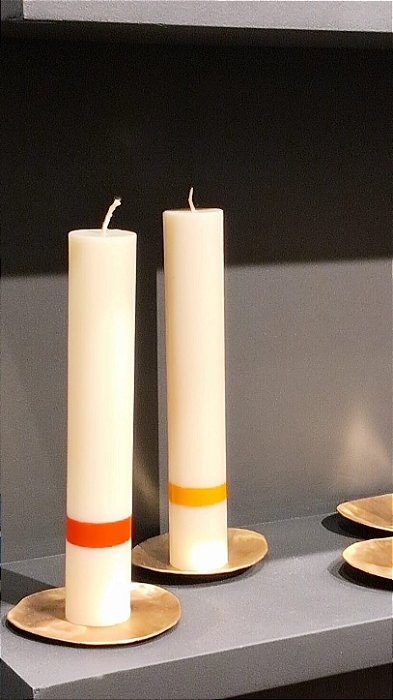 VELA DUQUE TRAÇO AMARELO