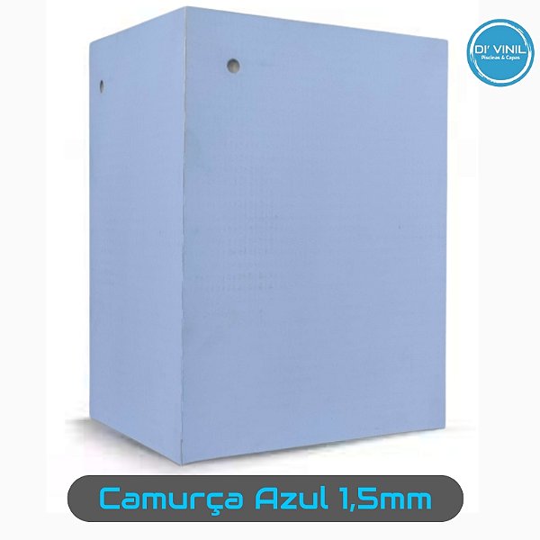 TELA ARMADA  1,50mm  CAMURÇA LEVE AZUL