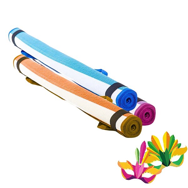 Esteira de Praia Relax 86x180 cm com Alça (CORES)