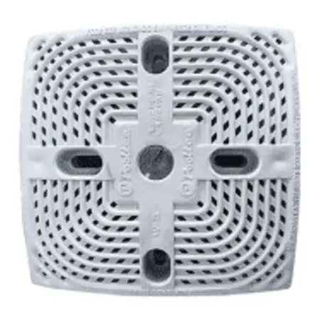 TAMPA DRENO DE FUNDO 15X15 ABS - BRANCO POOLTEC