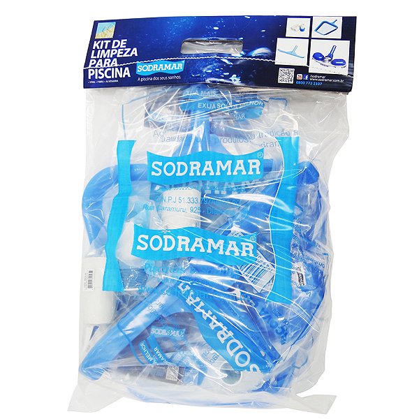 KIT LIMPEZA SLIM ALV\FIBR\VINIL SODRAMAR D13