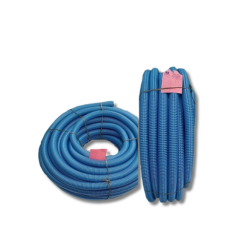 MANGUEIRA 38MM TRANSPARENTE AZUL (SILICONADA) ROSEFLEX C6/MEZANINO