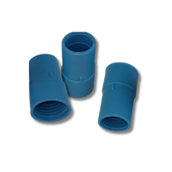 PONTEIRA ESQUERDA 38MM AZUL P/ MANGUEIRA COMUM ROSEFLEX D15\D17