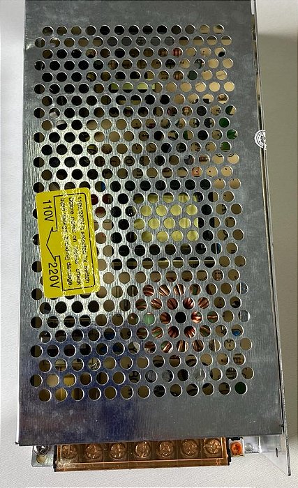 FONTE 12v 20a 250w CHAVEADA METALICA BIVOLT 110/220 MAX AMPER F8