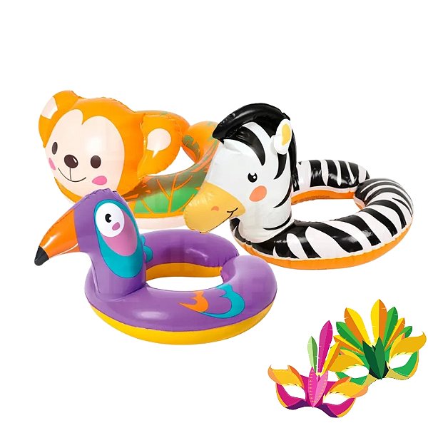 BOIA CIRCULAR ANIMAIS TUCAN 54X41X31 SAFARI BELFIX