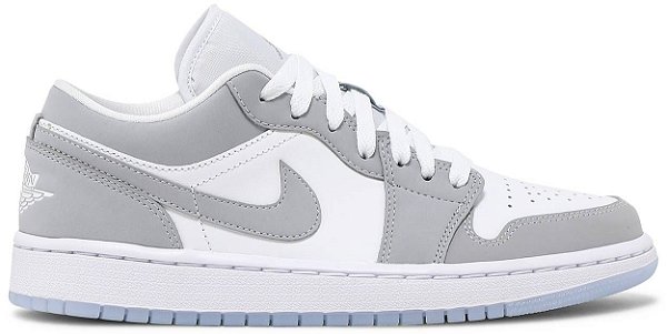 AIR JORDAN 1 LOW ' WHITE WOLF GREY '