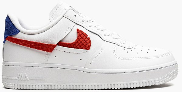 TÊNIS NIKE AIR FORCE 1 LXX ' SNAKESKIN UNIVERSITY RED ROYAL '