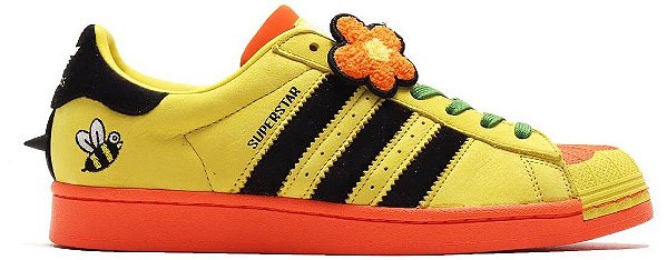 TÊNIS ADIDAS SUPERSTAR MELTING SADNESS X ' BEE WITH YOU PACK - YELLOW '