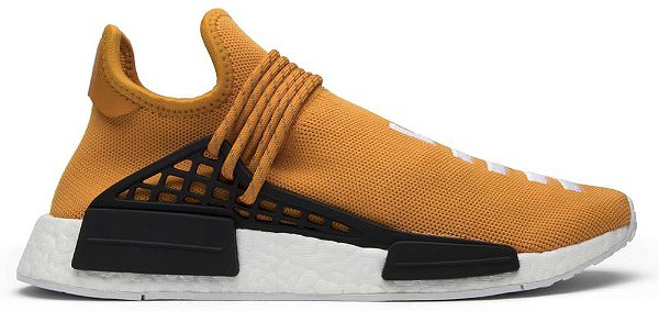 TÊNIS ADIDAS NMD HUMAN RACE X PHARRELL ' ORANGE '