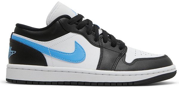 AIR JORDAN 1 LOW ' BLACK UNIVERSITY BLUE'