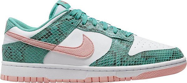 NIKE DUNK LOW ' WASHED TEAL SNAKESKIN '