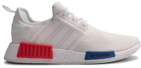 ADIDAS NMD R1 ' WHITE RED/ BLUE '